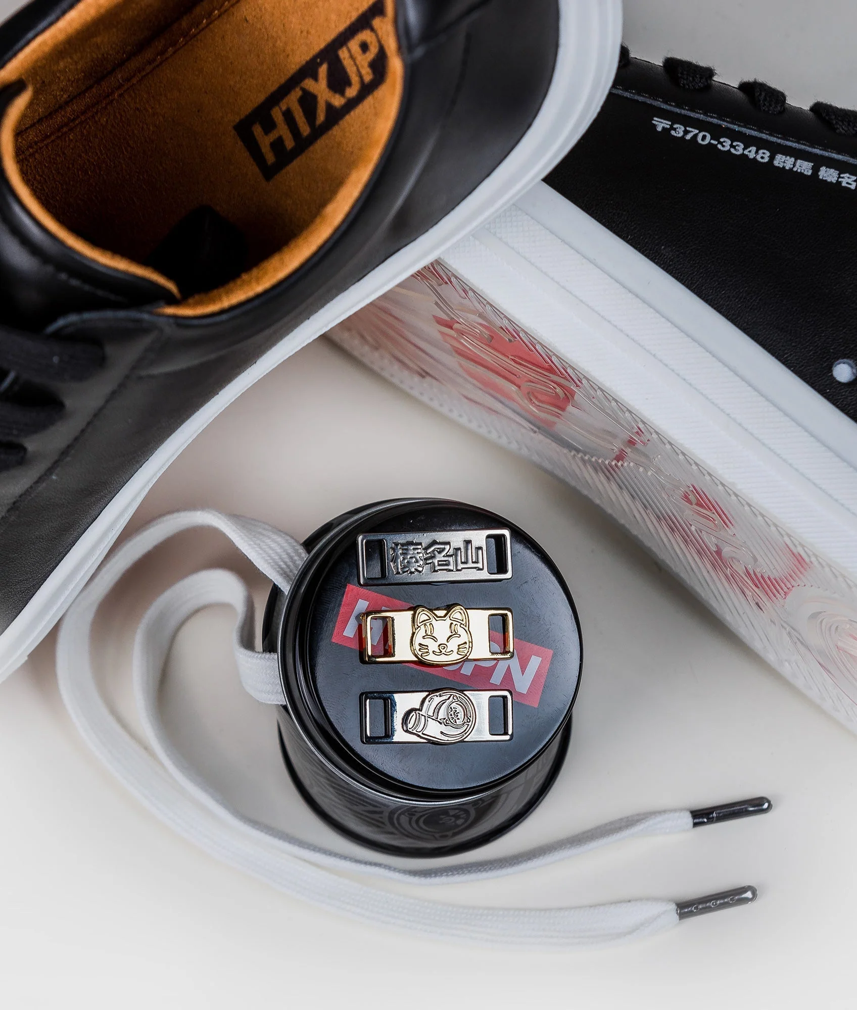 HTXJPN Gunma Black Sneakers - Image 4