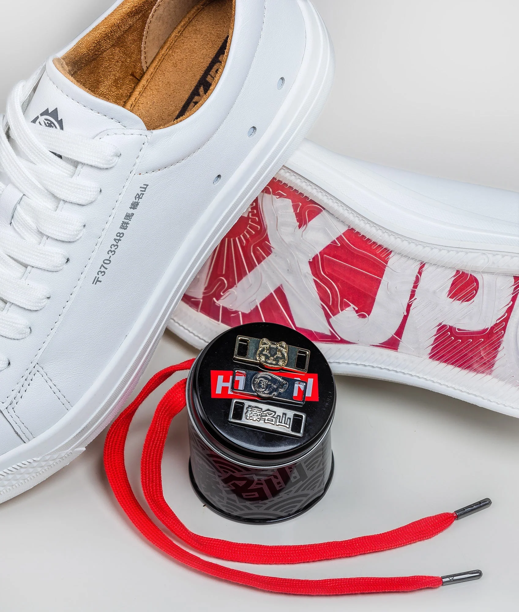 HTXJPN Gunma White Sneakers - Image 10