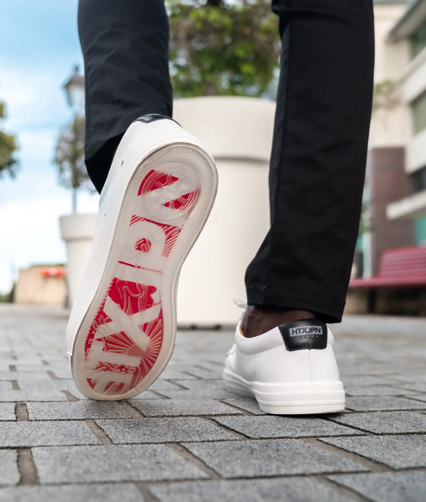 HTXJPN Gunma White Sneakers - Image 15