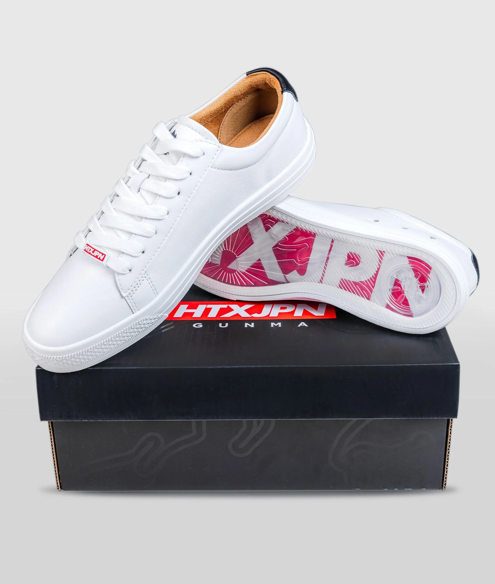 HTXJPN Gunma White Sneakers - Image 4