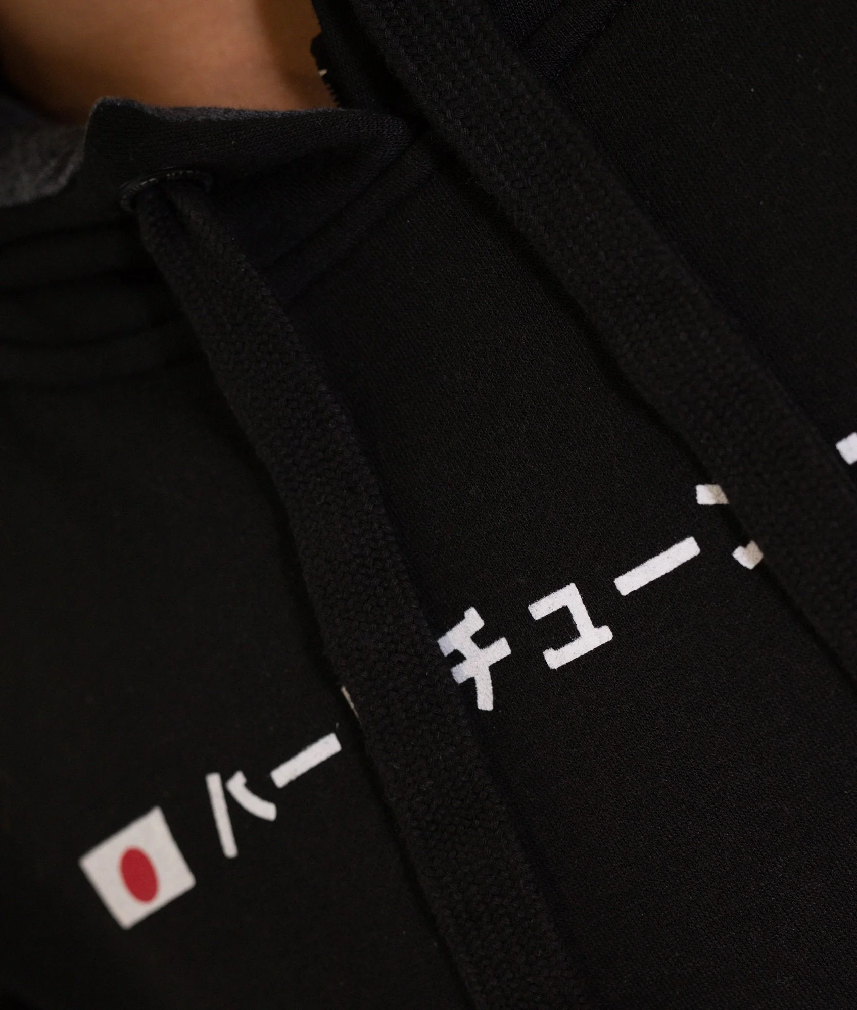 HardTuned Kanji Womens Hoodie - Black - Image 4