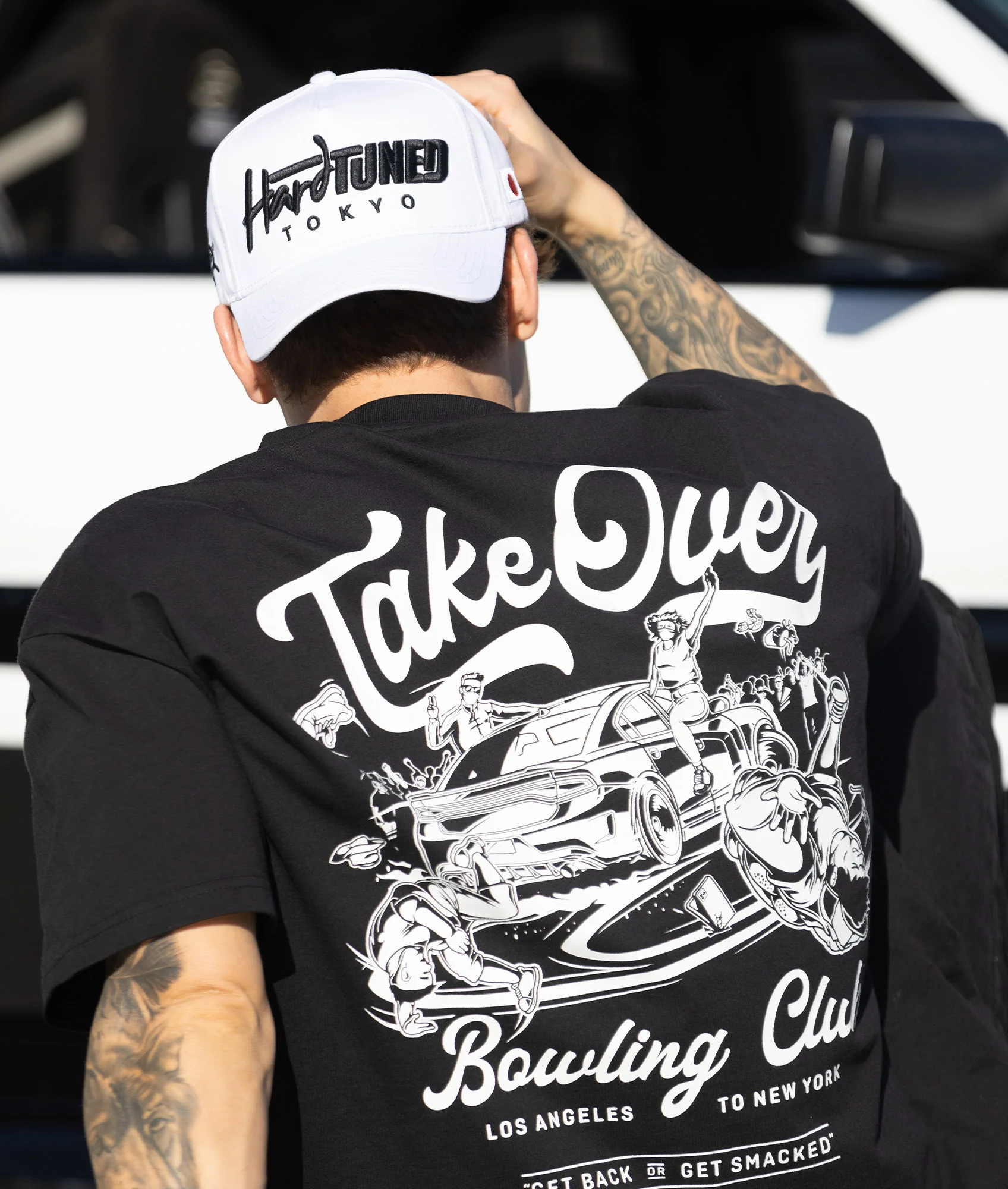 Hardtuned Tokyo White A-Frame Cap - Image 8