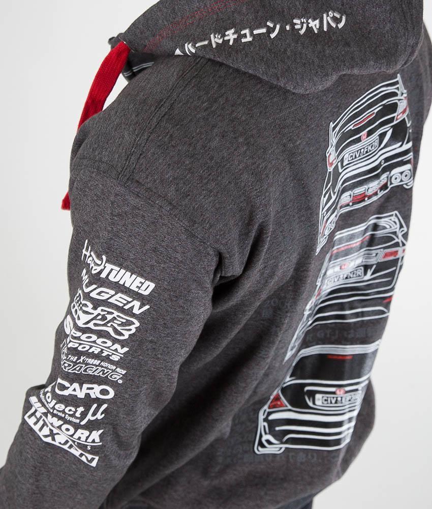 Honda Civic FK, FN, EP Hoodie - Image 4