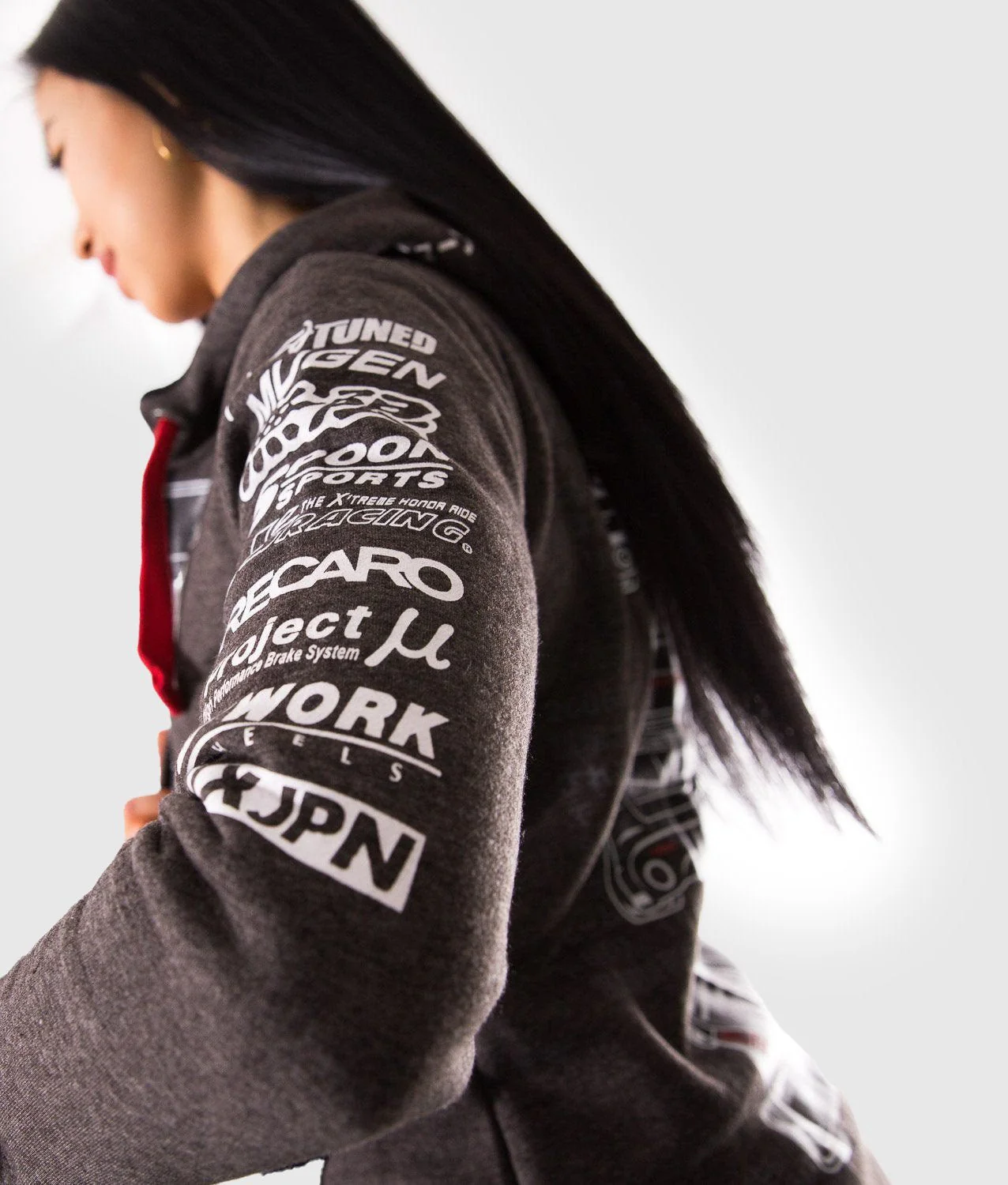 Honda Civic FK, FN, EP Womens Hoodie - Image 5