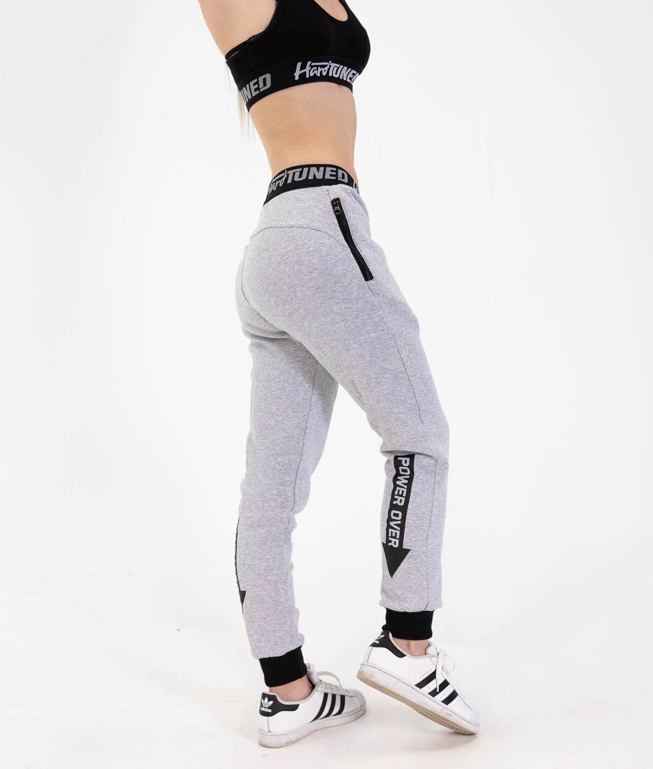 Ladies Power Over Trackies - Grey - Image 8