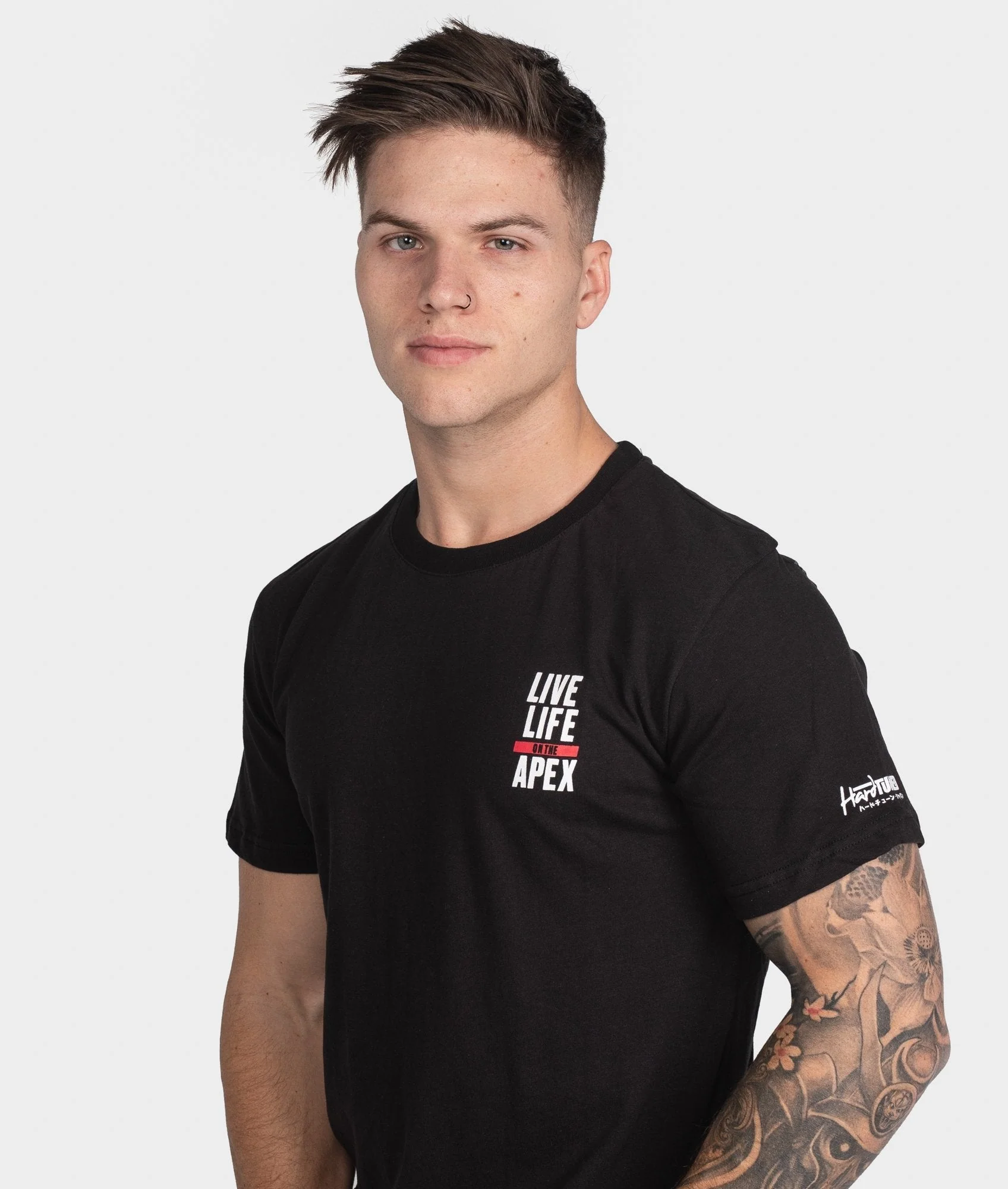 Life on the Apex Tee - Black - Image 6