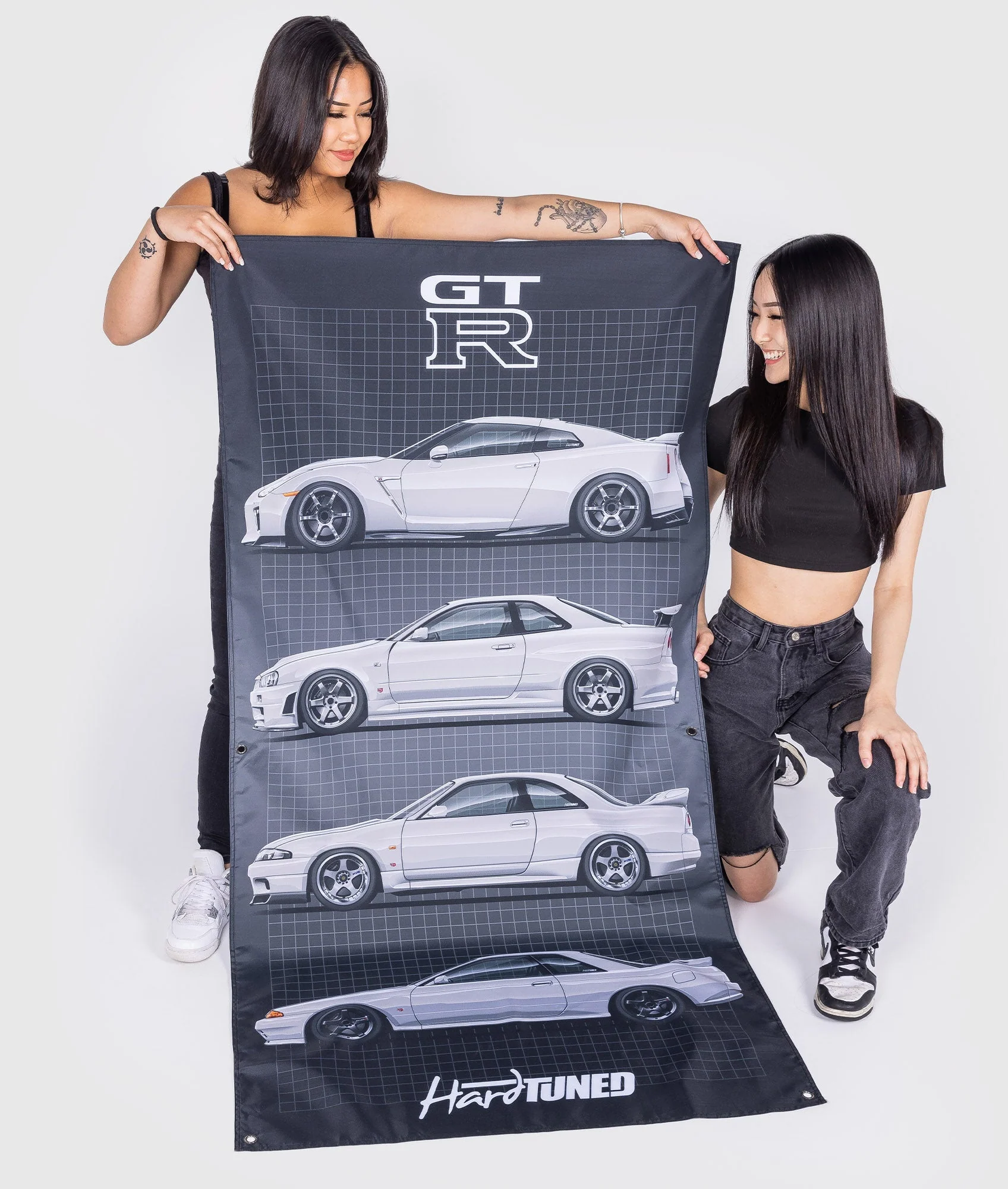 Nissan GTR Generations Garage Flag - Image 3