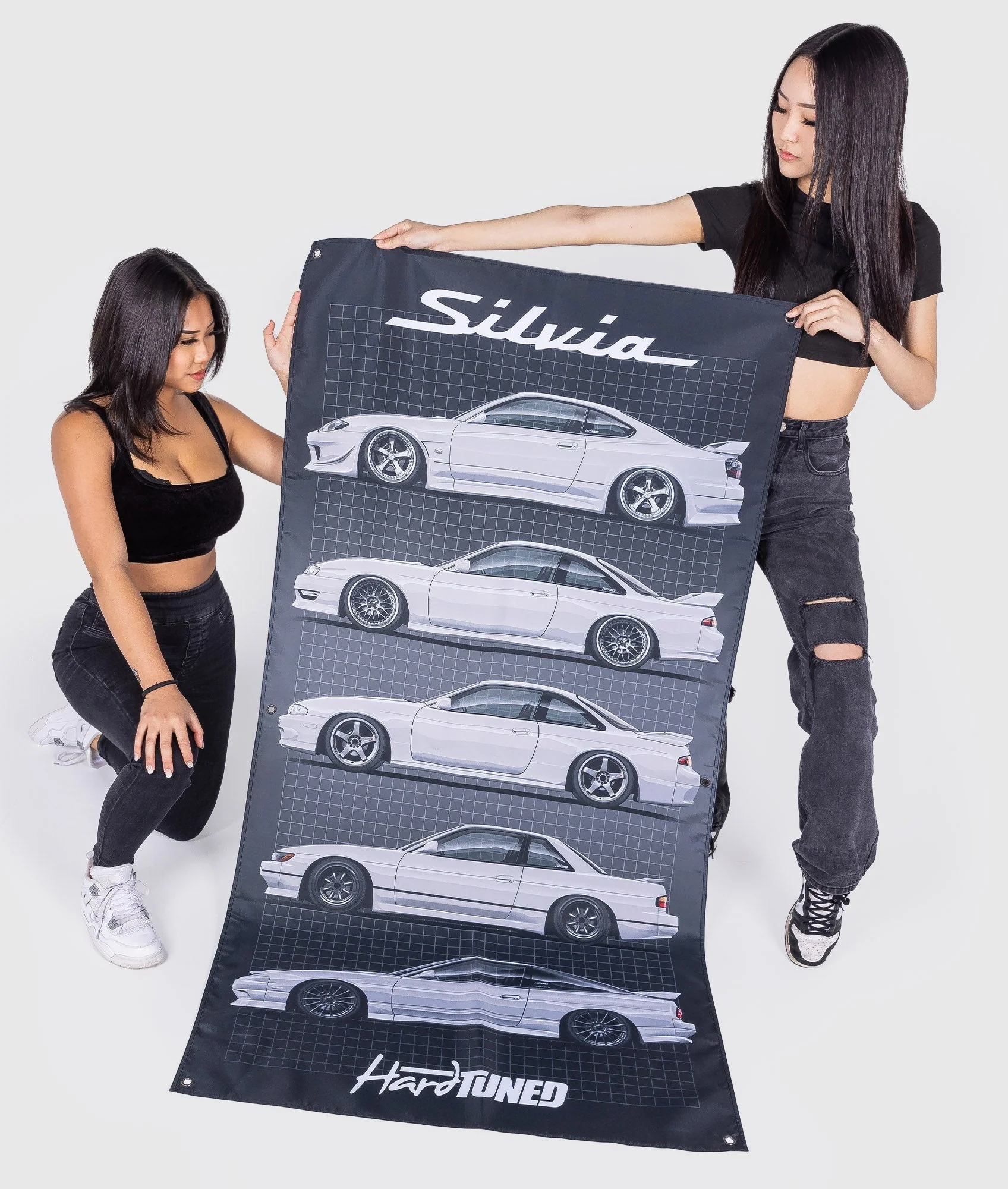 Nissan Silvia Generations Garage Flag - Image 3