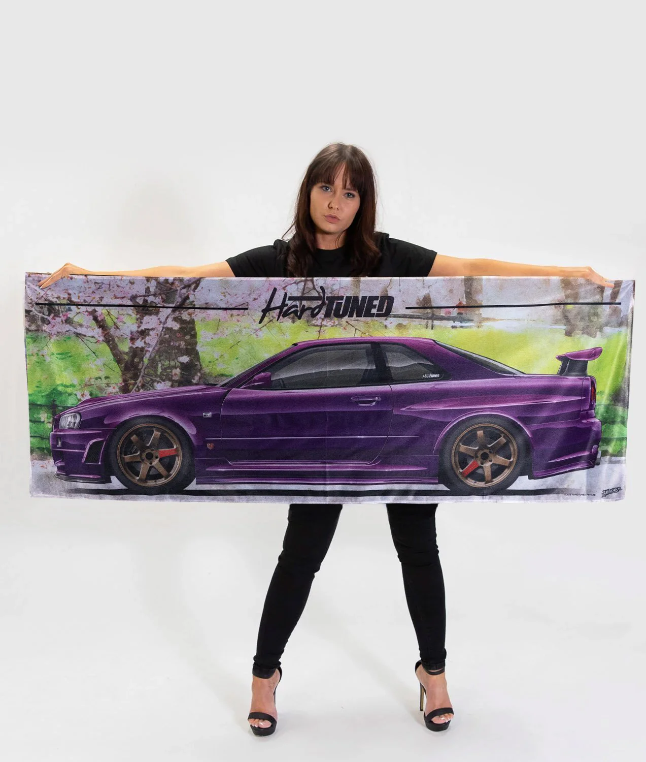 Nissan Skyline R34 GTR Garage Flag - Image 5