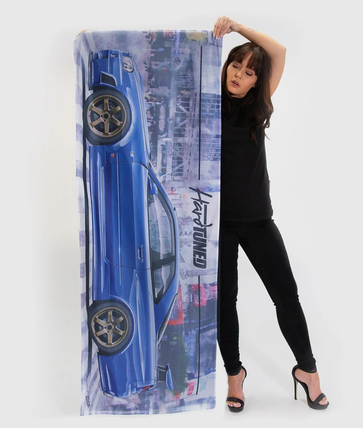 Nissan Skyline R34 GTR Garage Flag - Image 6