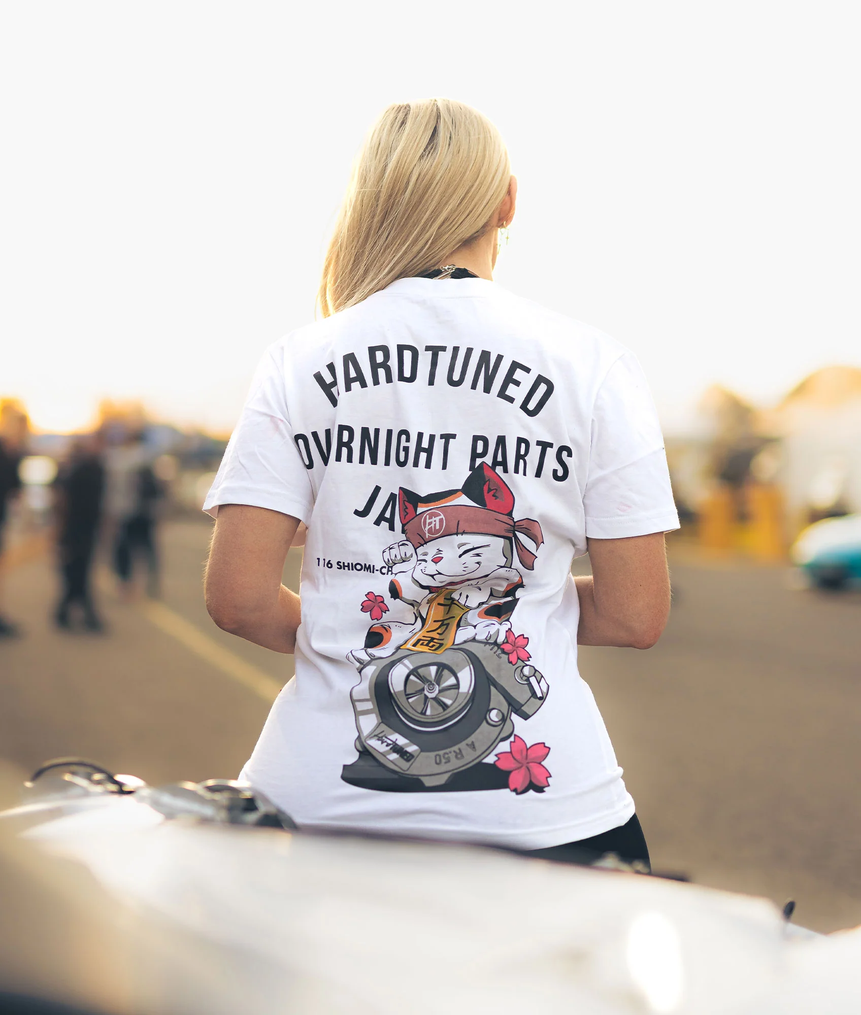 Oversized Overnight Parts Kitty Tee - Image 7