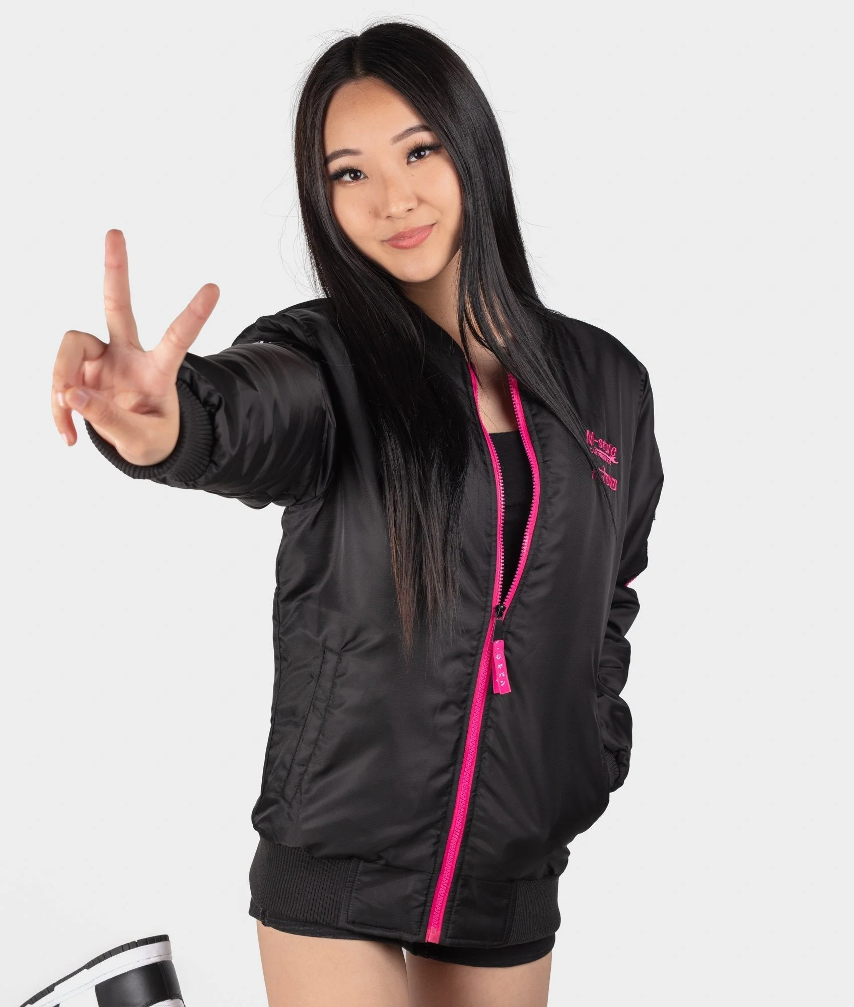 Pinkstyle - Drift Team Womens Bomber Jacket - Image 3