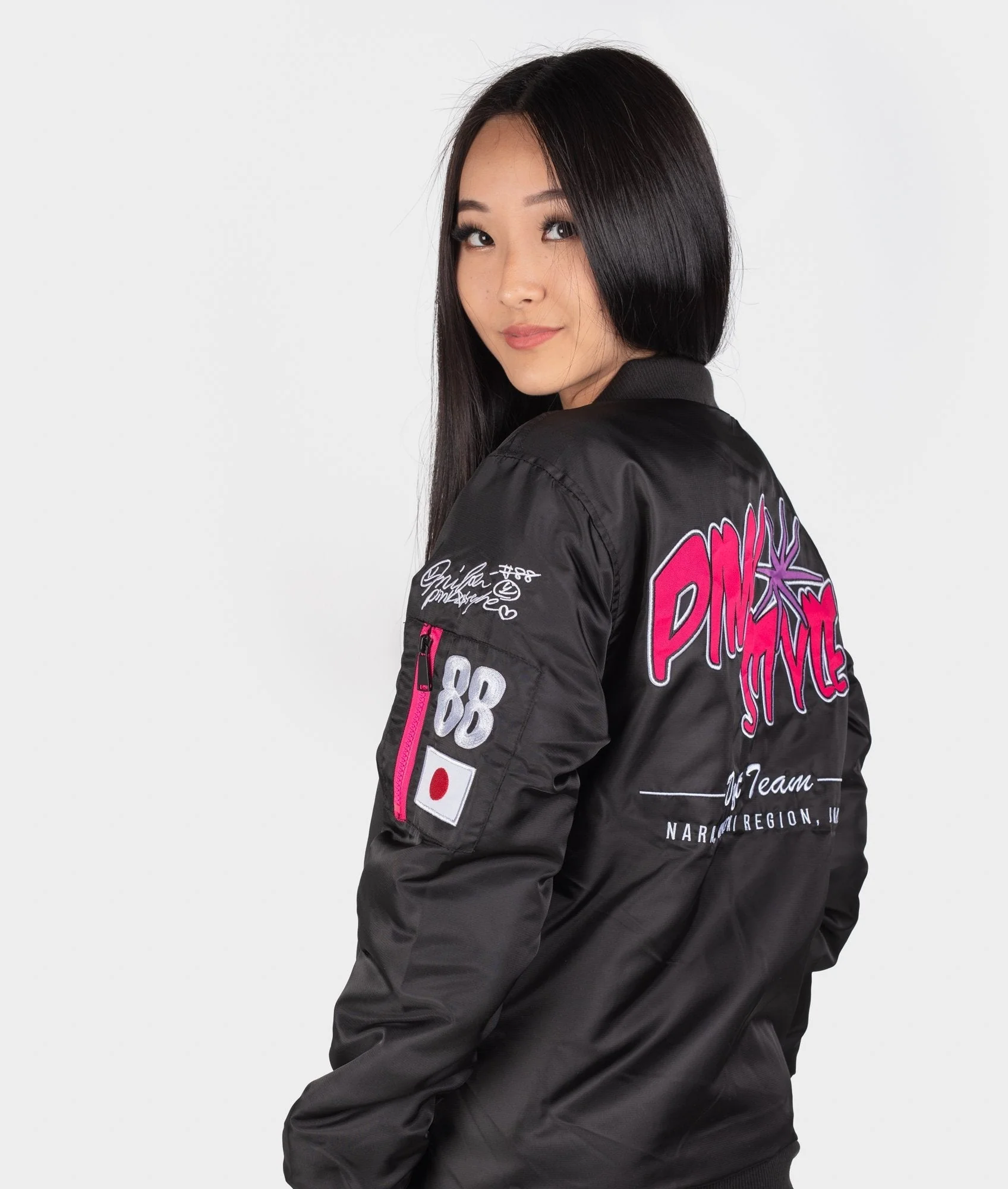 Pinkstyle - Drift Team Womens Bomber Jacket - Image 5