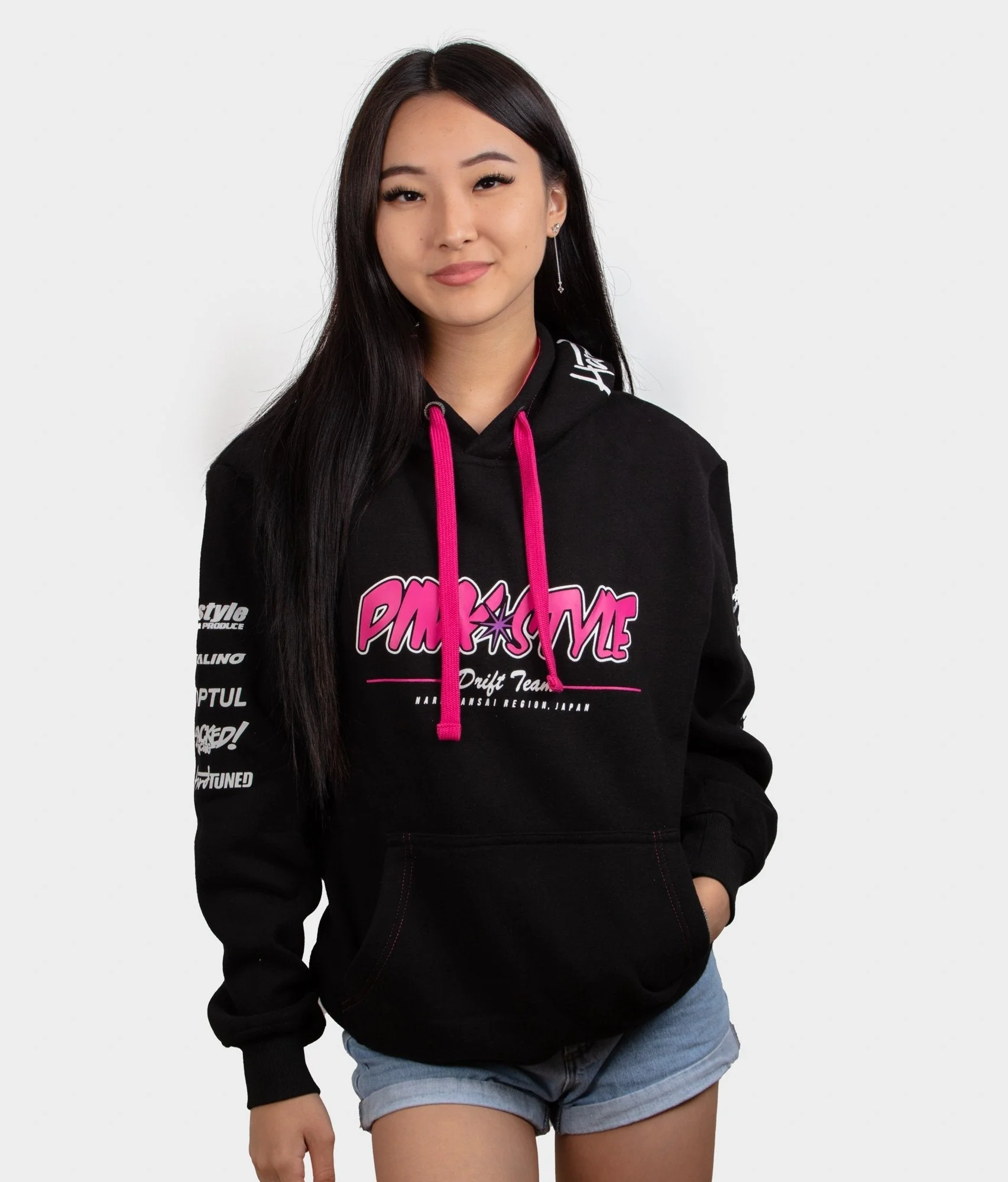 Pinkstyle - Drift Team Womens Hoodie - Image 4
