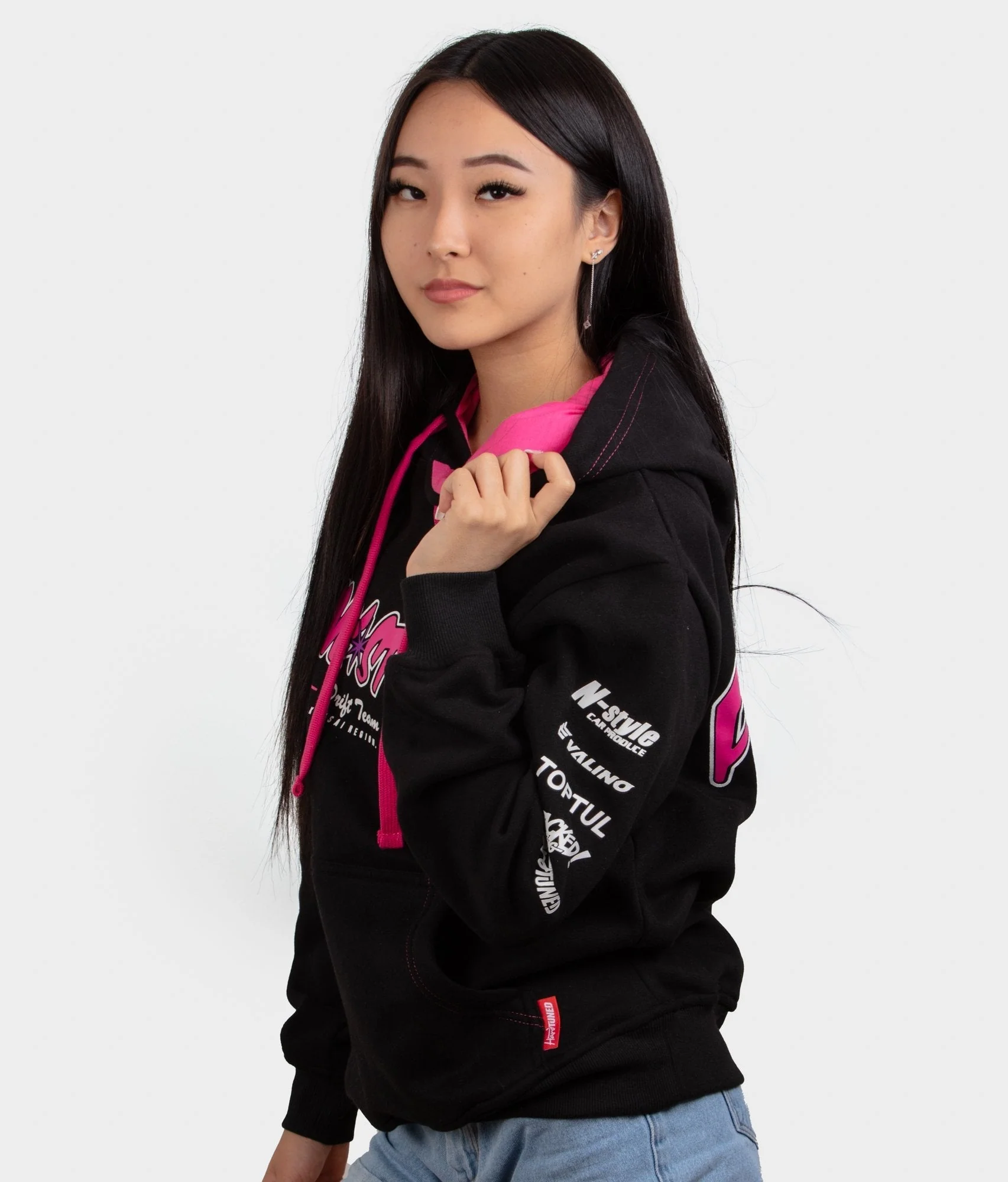 Pinkstyle - Drift Team Womens Hoodie - Image 6