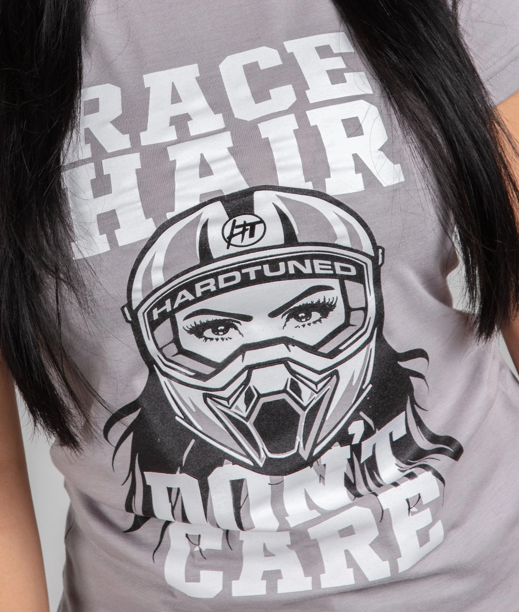 Race Hair Don't Care Womens Tee - Image 3