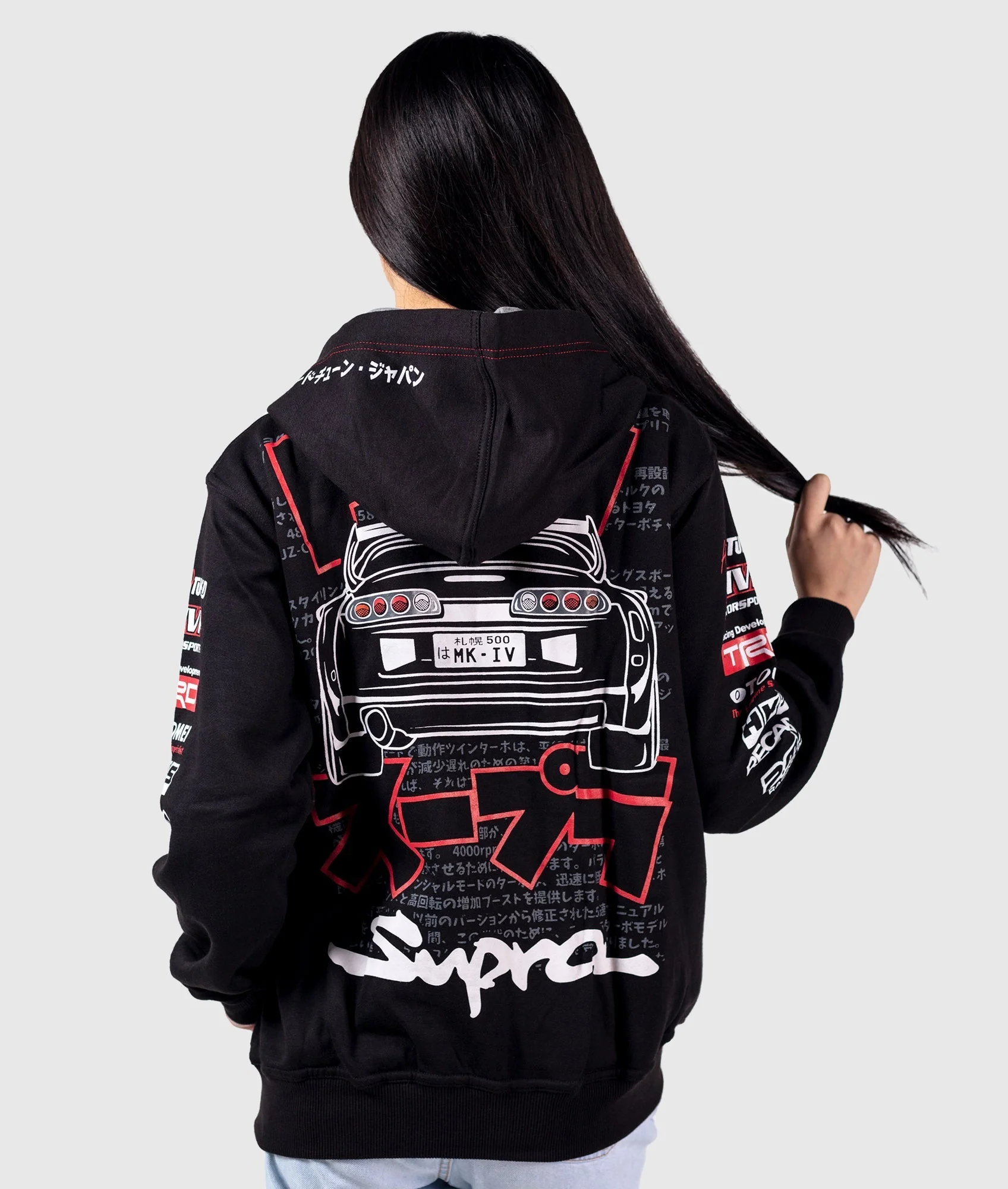 Toyota Supra MKIV Womens Hoodie - Image 3