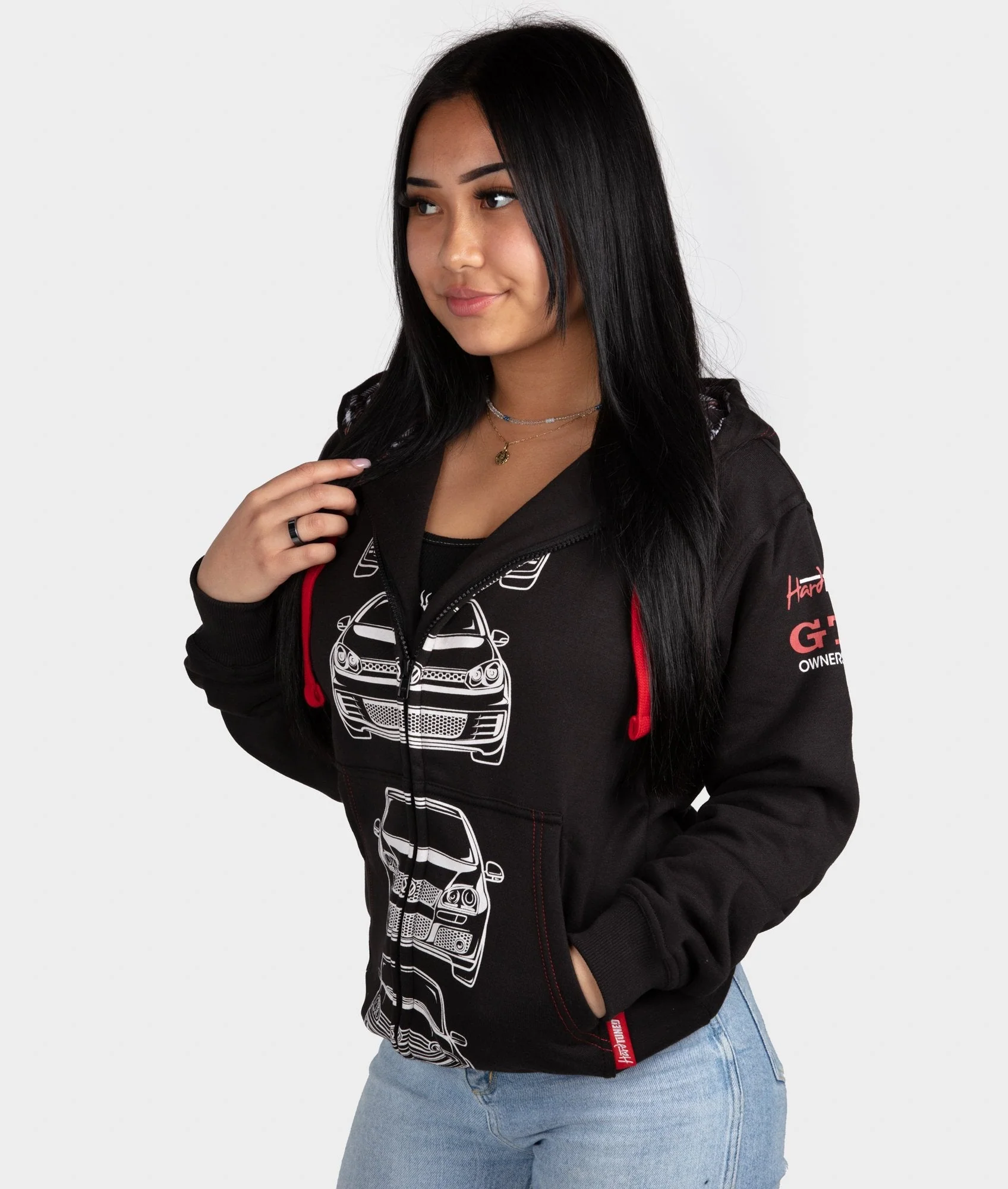 Volkswagen Golf GTI Womens Hoodie - Image 4