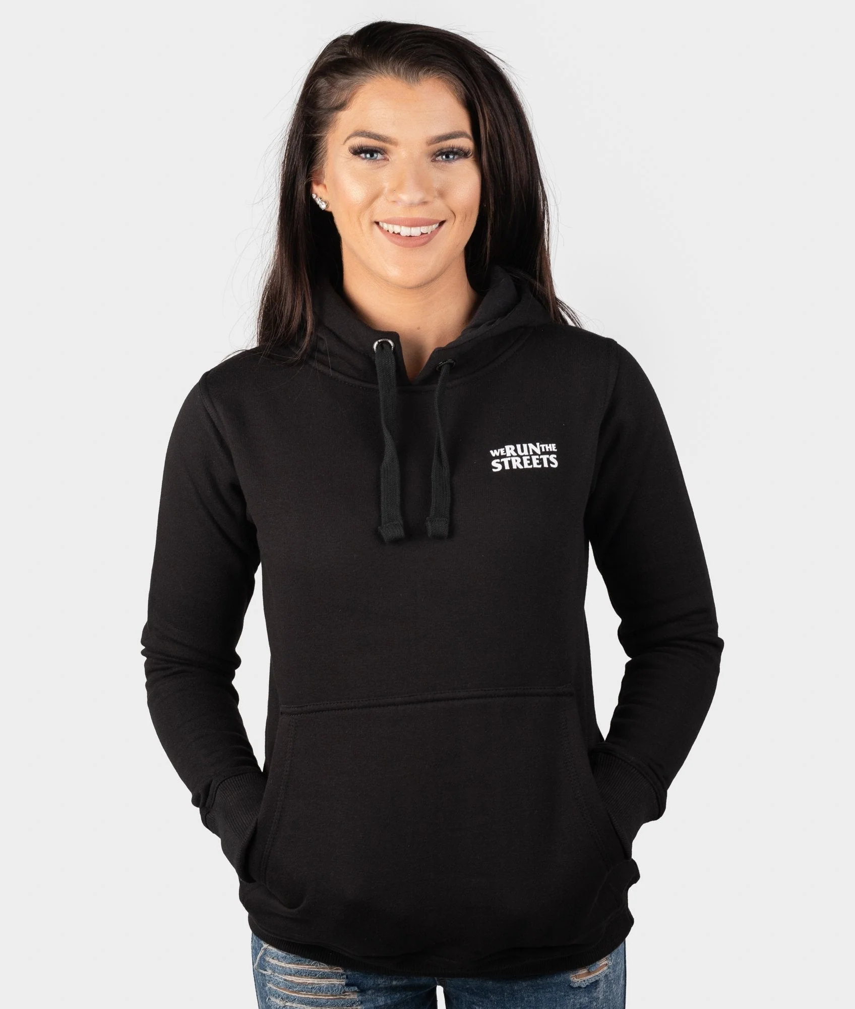 We Run The Streets Womens Hoodie - Image 3