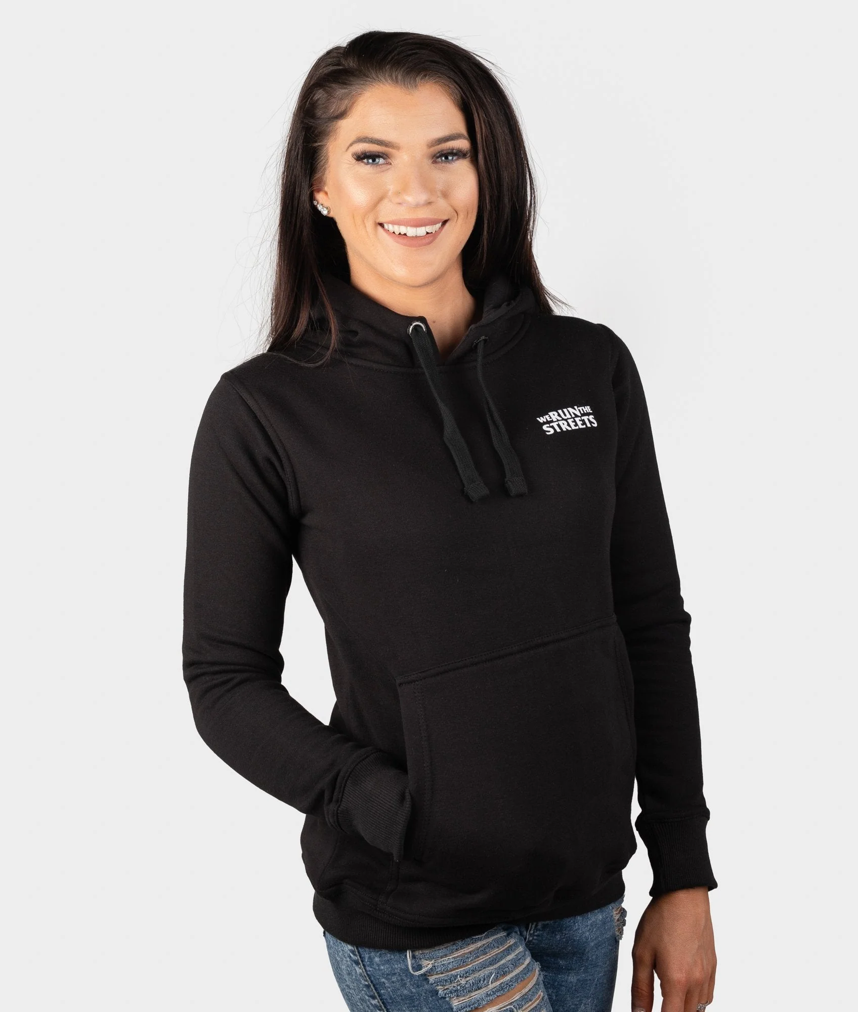 We Run The Streets Womens Hoodie - Image 5