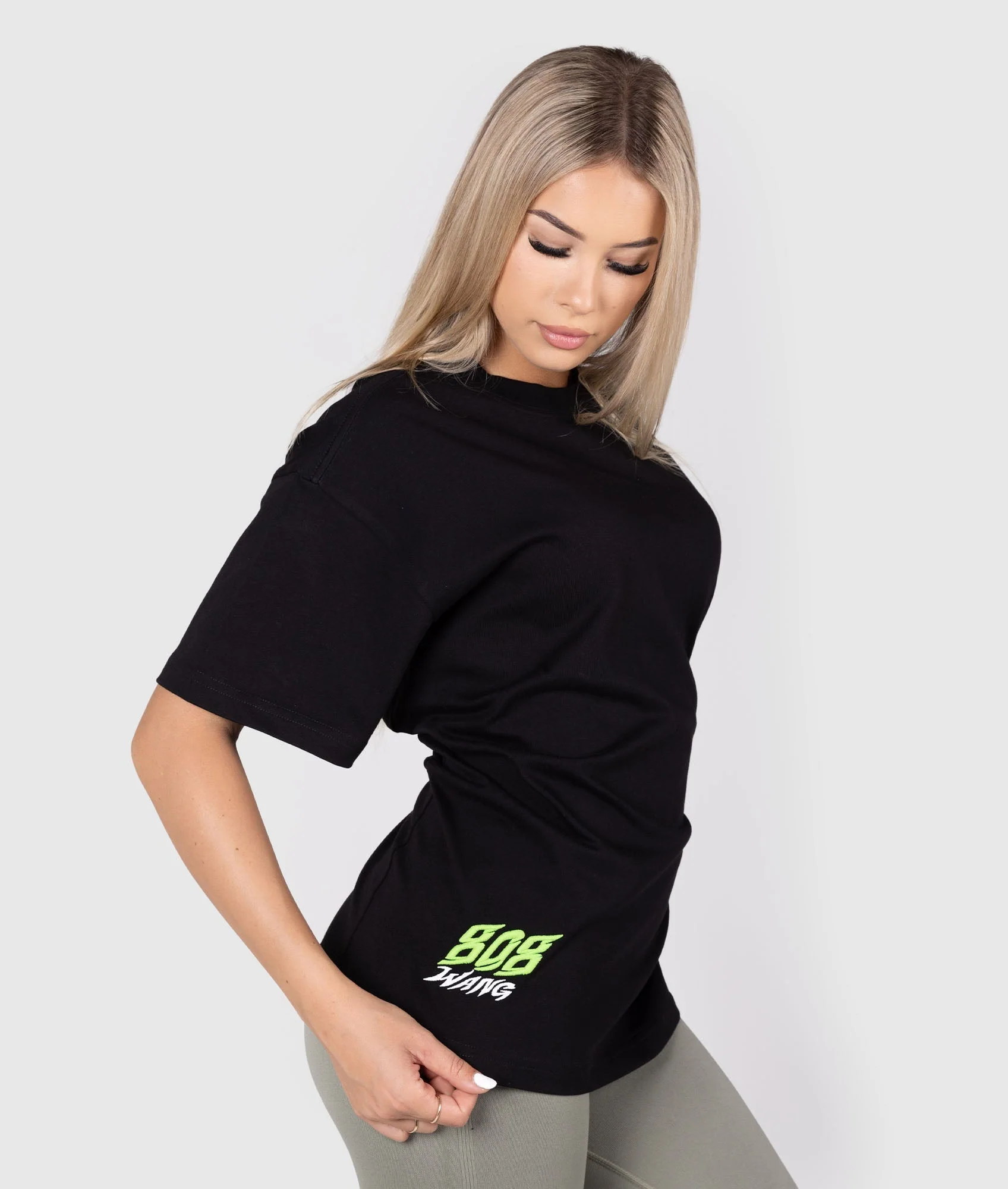 Women's Forrest Wang / Get Nuts Labs College Tee - Image 5