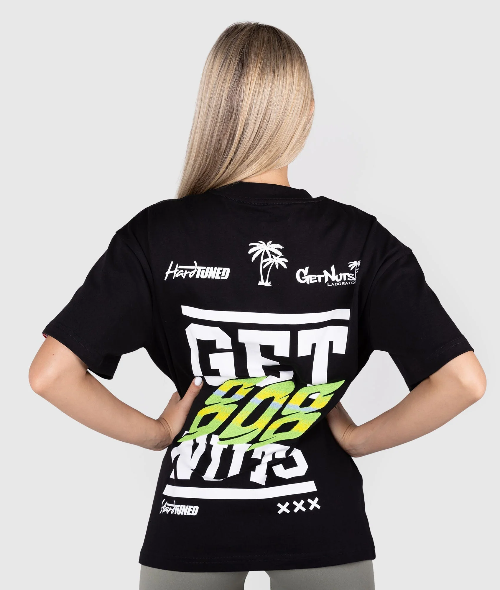 Women's Forrest Wang / Get Nuts Labs College Tee - Image 7