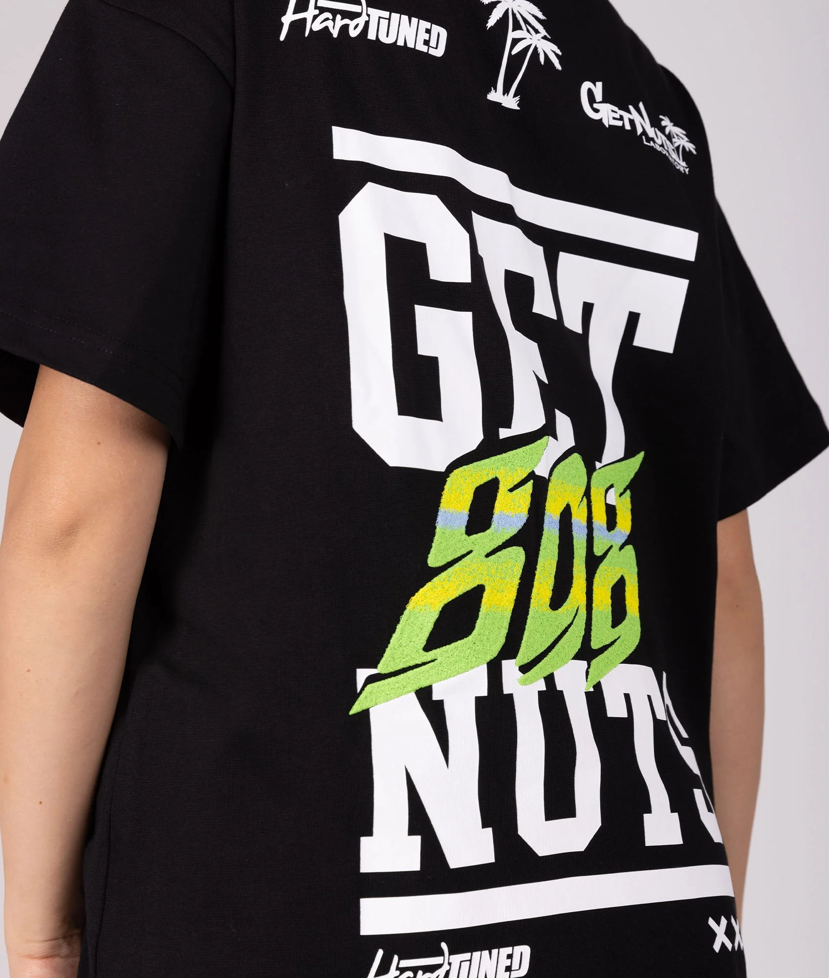 Women's Forrest Wang / Get Nuts Labs College Tee - Image 8
